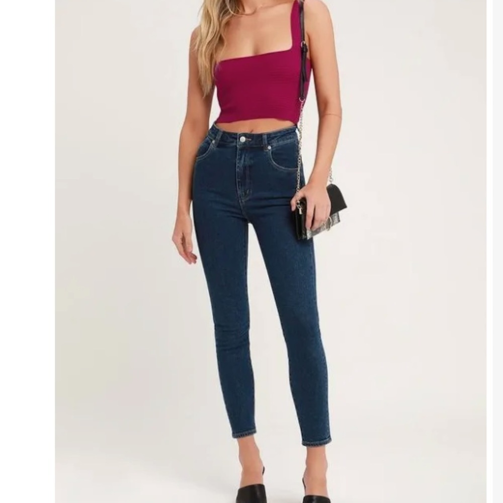 Rollas jeans high waisted
